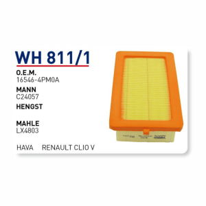 WH 811/1 ΟΕΜ 16546-4PMΟΑ HAVA FİLTRESİ