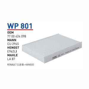 WP 801 OEM 7700424098 POLEN FİLTRESİ