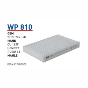 WP 810 OEM 272774936R POLEN FİLTRESİ