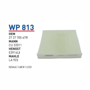 WP 813 OEM 272770567R POLEN FİLTRESİ