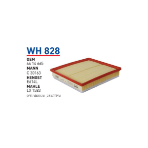 Wh828 Oem 4414665 Renault traffic II 2,0 Dci 2,5 Dci Otomobil hava filtre air filter