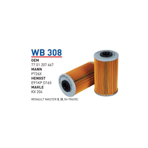 Wb308 Oem 7701207667 Renault master II III IV trafıc II Otomobil yakıt filtre dizel fuel filter diesel