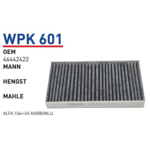 Wpk601 oem 46442422 fiat brava bravo marea (95) otomobil polen filtre pollen filter