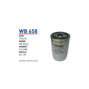 Wb658 Oem 77362338-1906.94 Fiat doblo stilo 1,9 jtd Otomobil yakıt filtre dizel fuel filter diesel