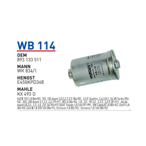 Wb114 Oem 893133511 Volkswagen golf audi passat seat Otomobil yakıt filtre benzin fuel filter gasoline