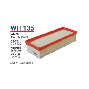 Wh135 Oem 8K0133843E Volkswagen audi Otomobil hava filtre air filter
