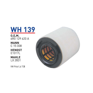 Wh139 Oem 6R0129620 A Volkswagen polo Otomobil hava filtre air filter