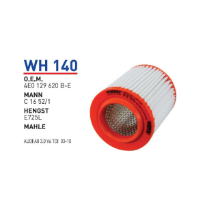 Wh140 Oem 4E0129620 B-E Volkswagen audi A8 Otomobil hava filtre air filter