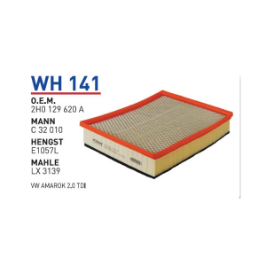 Wh141 Oem 2H0129620 A Volkswagen amarok Otomobil hava filtre air filter