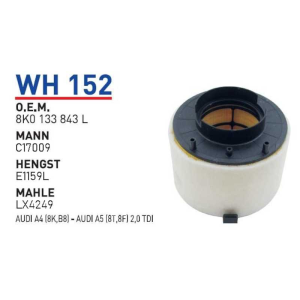 Wh152 Oem 8K0133843 L Volkswagen audi A4 audi A5 Otomobil hava filtre air filter
