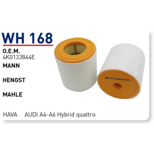 Wh168  Oem 4K0133844E Volkswagen audi A4-A6 hybri̇d Quattro Otomobil hava filtre air filter