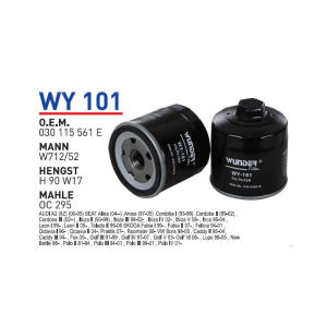 Wy101 Oem 030115561 E Volkswagen audi A2 polo fabi̇a Otomobil yağ filtre oil filter