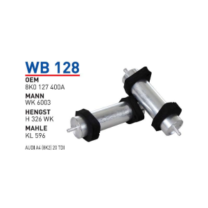 Wb128 Oem 8K0127400 A Volkswagen audi A4 Otomobil yakıt filtre dizel fuel filter diesel