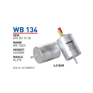 Wb134 Oem 4F0201511B Volkswagen audi A4 A6 cabriolet Otomobil yakıt filtre benzin fuel filter gasoline