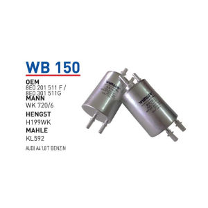 Wb150 Oem 8E0201511F Volkswagen audi̇ A4 Cabri̇olet Otomobil yakıt filtre benzin fuel filter gasoline
