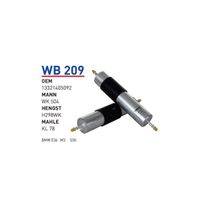 Wb209 Oem 13321405092 BMW E36 M3 S50 Otomobil yakıt filtre benzin fuel filter gasoline
