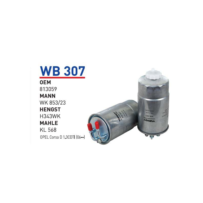 Wb307 Oem 813059 Opel corsa D Otomobil yakıt filtre dizel fuel filter diesel