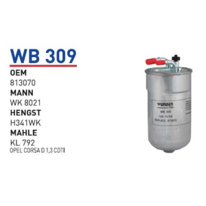Wb309 Oem 813070 Opel corsa D corsa E Otomobil yakıt filtre dizel fuel filter diesel