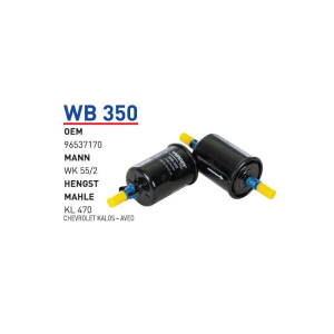 Wb350 Oem 96537170 Chevrolet kalos aveo Otomobil yakıt filtre benzin fuel filter gasoline