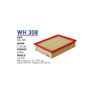 Wh308 Oem 834285 Opel frontera omega A Otomobil hava filtre air filter