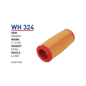 Wh324 Oem 9390907 Saab 9000 Otomobil hava filtre air filter