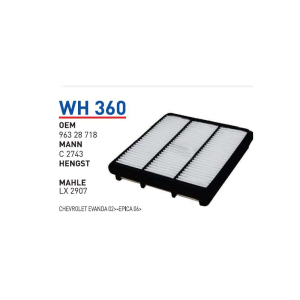 Wh360 Oem 96328718 Chevrolet evanda epi̇ca Otomobil hava filtre air filter