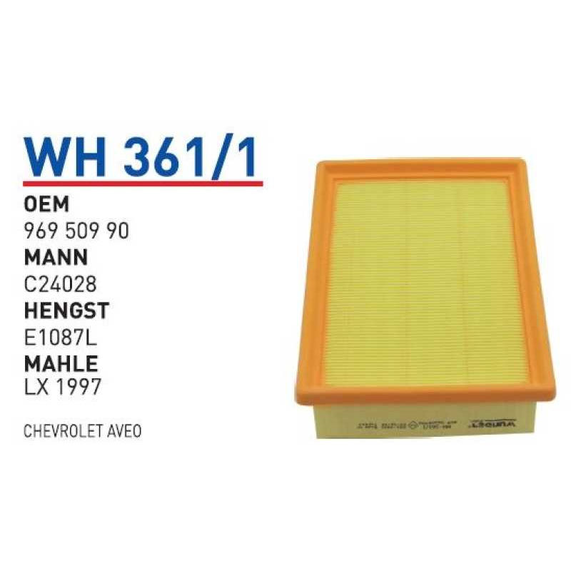 Wh361/1 Oem 96950990 Chevrolet aveo Otomobil hava filtre air filter
