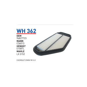 Wh362 Oem 96827723 Chevrolet spark Otomobil hava filtre air filter