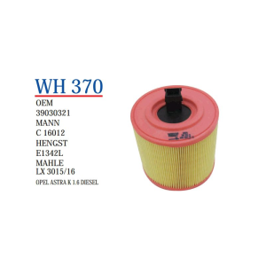 Wh370 Oem 39030321 Opel astra Otomobil hava filtre air filter