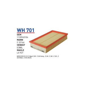 Wh701 Oem 1120940104 Mercedes 210 E klass Otomobil hava filtre air filter