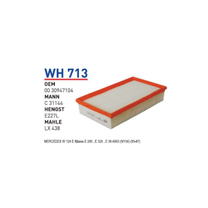 Wh713 Oem 0030947104 Mercedes 124 E 280 E 320 Otomobil hava filtre air filter