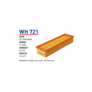 Wh721 Oem 0030946804 Mercedes 140 CL 600 S 600 129 SL 600 Otomobil hava filtre air filter