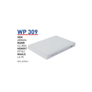 Wp309 Oem 6808606 Opel astra H Otomobil polen filtre pollen filter