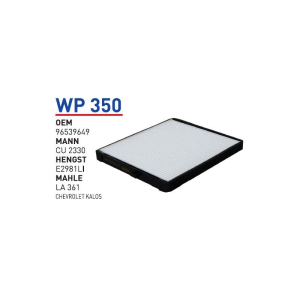 Wp350 Oem 96539649 Chevrolet kalos Otomobil polen filtre pollen filter