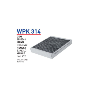 Wpk314 Oem 1808246 Opel insignia Otomobil polen filtre pollen filter