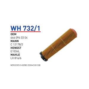 Wh732/1 Oem 6460940304 Mercedes E serie E200 E220 CDİ Otomobil hava filtre air filter