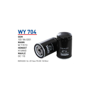 Wy704 oem 1031840201 Mercedes 124 201 190 200 102 otomobil yağ filtre oil filter