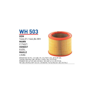 Wh503 oem 1444.61-1444.84-WH peugeot partner EM xud9-dw8 otomobil hava filtre air filter