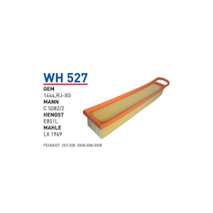Wh527 oem 1444.Rj-xg peugeot 207-308 3008-508-5008/09 otomobil hava filtre air filter