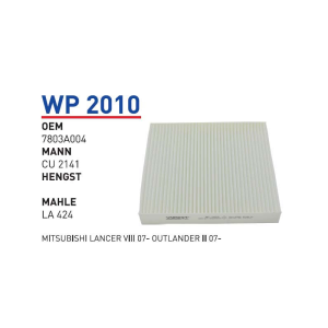 Wp2010 oem 7803A004 peugeot 4007 4008 otomobil polen filtre pollen filter