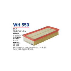 Wh550 oem 92VB-9601-HA ford transit M-15 otomobil hava filtre air filter