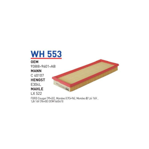 Wh553 oem 93BB-9601-AB ford cougar (99-02) otomobil hava filtre air filter