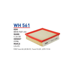 Wh561 oem 88VB-9601-AA ford transit europa 2.5 otomobil hava filtre air filter