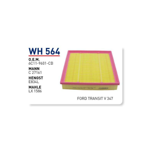 Wh564 oem 6C11-9601-CB ford transit v 347 otomobil hava filtre air filter
