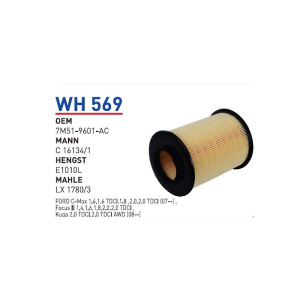 Wh569 oem 7M51-9601-AC ford focus c-max otomobil hava filtre air filter