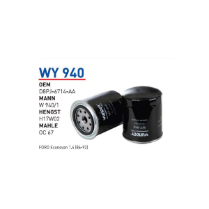 Wy940 oem D8PJ-6714-AA ford ranger nissan terrano otomobil yağ filtre oil filter